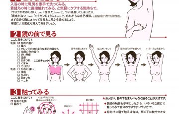 乳がん自己検診方法