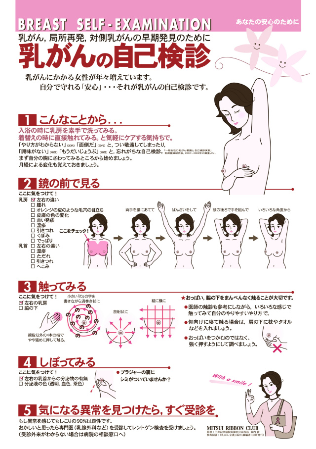 乳がん自己検診